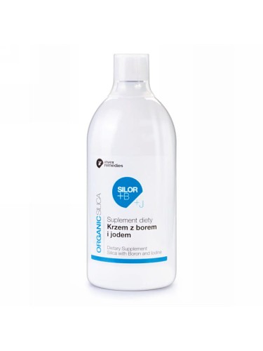 Silor+B+J (Invex Remedies), bioaktywna mieszanka pierwiastków krzemu, boru i jodu, 1000 ml