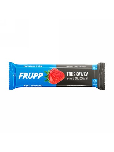 Baton Frupp truskawkowy (Celiko), liofilizowany baton bezglutenowy, 10g