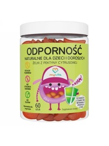 Odporność (MyVita), naturalne żelki dla dzieci i dorosłych, 60 sztuk 