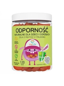 Odporność (MyVita), naturalne żelki dla dzieci i dorosłych, 120 sztuk 