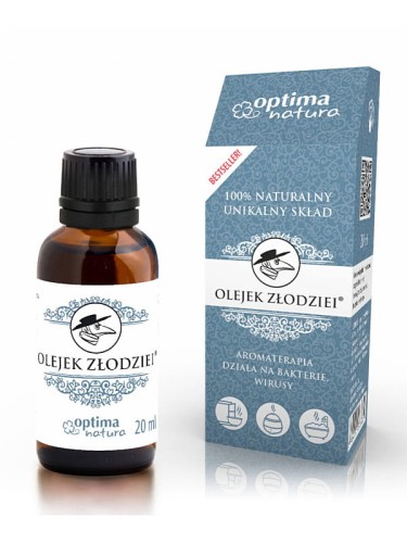 Olejek Złodziei (Optima Natura), unikalna mieszanka 6 naturalnych olejków eterycznych, 20 ml