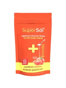 Super sól (Polskie Warzelnie Soli Sp. z o.o.), 53% mniej sodu, 500g