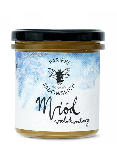 Miód wielokwiatowy (Pasieki Sadowskich), 450g