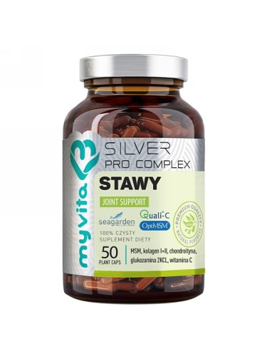 Stawy Silver (MyVita), multipreparat wspierający regenerację stawów, 50 kapsułek