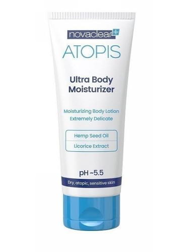 Atopis Nawilżający balsam do ciała (Novaclear), Ultra Body Moisturizer do skóry suchej, atopowej i wrażliwej, 200 ml