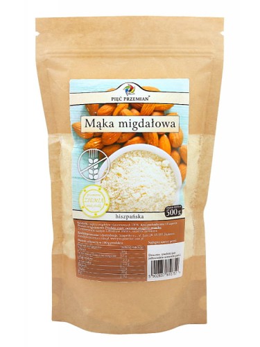 Mąka migdałowa (Pięć Przemian), bezglutenowa mąka z migdałów, 500g