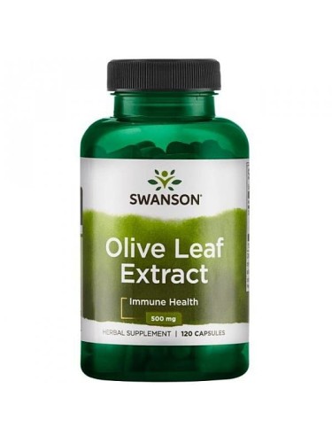 Olive leaf extract 750 mg (Swanson), ekstrakt z liści oliwnych, 120 kapsułek
