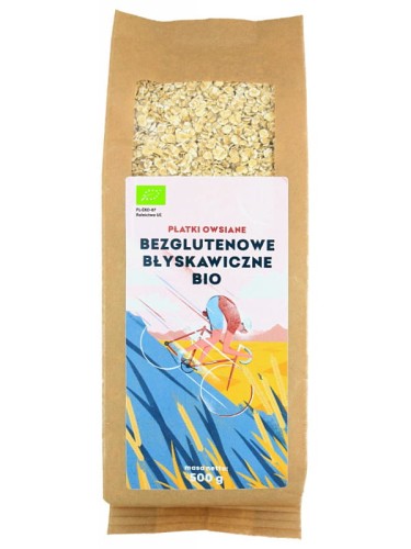Płatki owsiane błyskawiczne Bio (Pięć Przemian), 500g