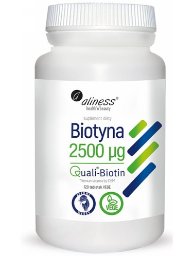 Biotyna 2500 mcg (Aliness), 120 tabletek