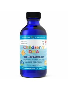 Children's DHA o smaku truskawkowym (Nordic Naturals), 530 mg Omega 3, 237 ml
