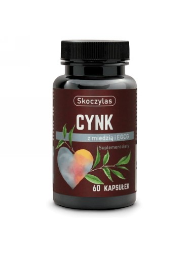 Cynk (Skoczylas), kompleks cynku, miedzi i EGCG, 60 kapsułek
