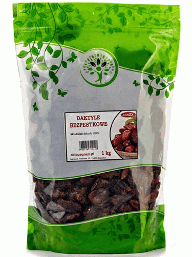 Daktyle suszone bezpestkowe (Agnex), 1000g