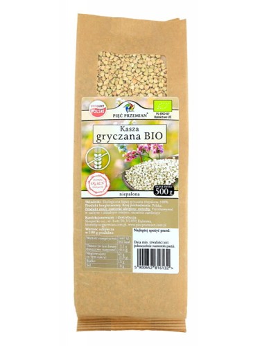 Kasza gryczana biała, bezglutenowa (Pięć Przemian), 500g