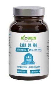 Krill Oil Pro (Biowen), olej z kryla,  90 kapsułek