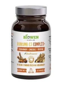 Kurkuma C3 Complex+ (Biowen), 60 kapsułek