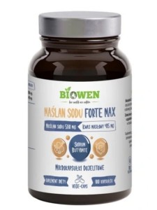 Maślan sodu Forte Max 580 mg (Biowen), 100 kapsułek