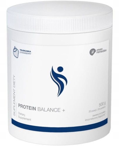 INVEX Protein Balance+_bialko_truskawkowe_500g_InvexRemedies.jpg