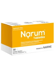 Narum Tab 500 mg, Lactobacillus acidophilus Er-2 szczep 317/402 Narine, bóle żołądkowe, refluks, zgaga, odbijanie, 30 tabletek