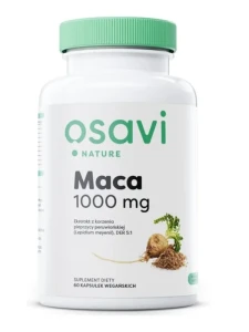 Maca 1000 mg, 60 kapsułek, Osavi ( DATA 31.05.2026r )