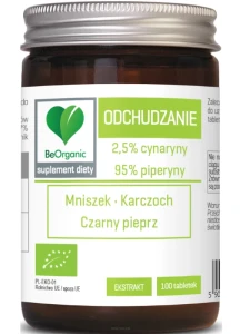 BeOrganic Odchudzanie BIO, 100 tabletek