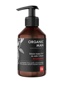 Organic Life Man, Balsam myjący do ciała i włosów 2w1. 250 g