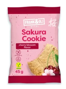 Frankoli, ciastko owsiane sakura kwiat wiśni, bez cukru i glutenu, 45 g
