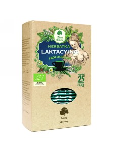 Herbatka laktacyjna (Dary Natury), ekologiczna herbata dla mamy karmiącej, 25 saszetek po 2g