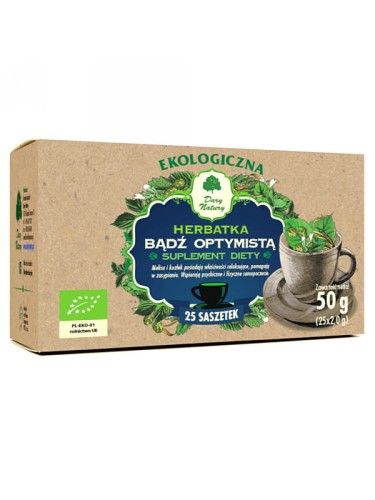Herbatka Bądź Optymistą (Dary Natury), 25 saszetek po 2g