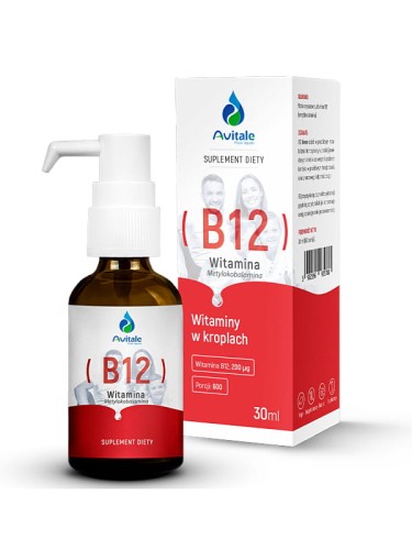 Witamina B12 metyl 200mcg (Avitale), krople 30ml