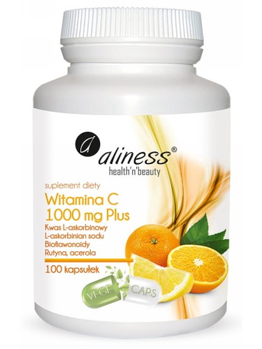 Witamina C 1000 mg Plus (Aliness), 100 kapsułek