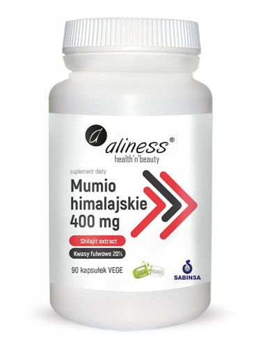 Mumio himalajskie 400mg (Aliness), 90 kapsułek