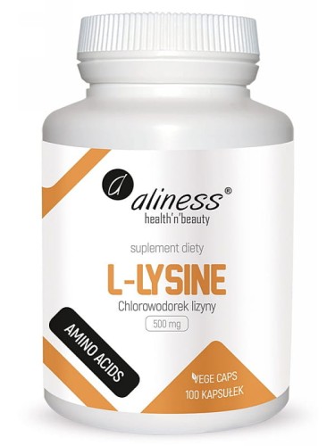 L-Lysine 500mg (Aliness), 100 kapsułek